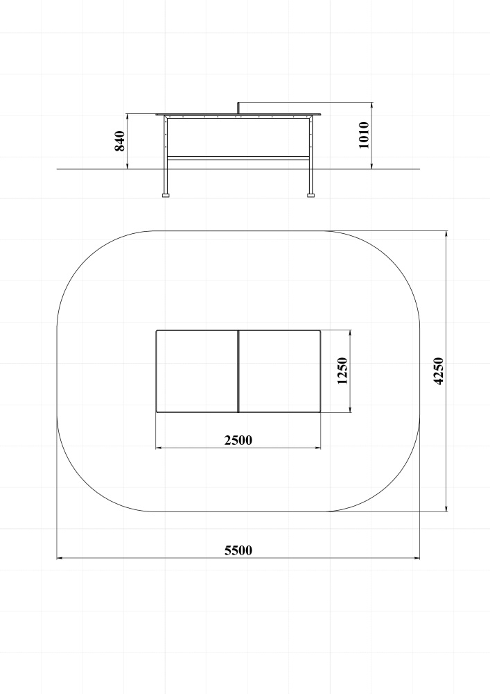 СО 5.092 Теннисный стол