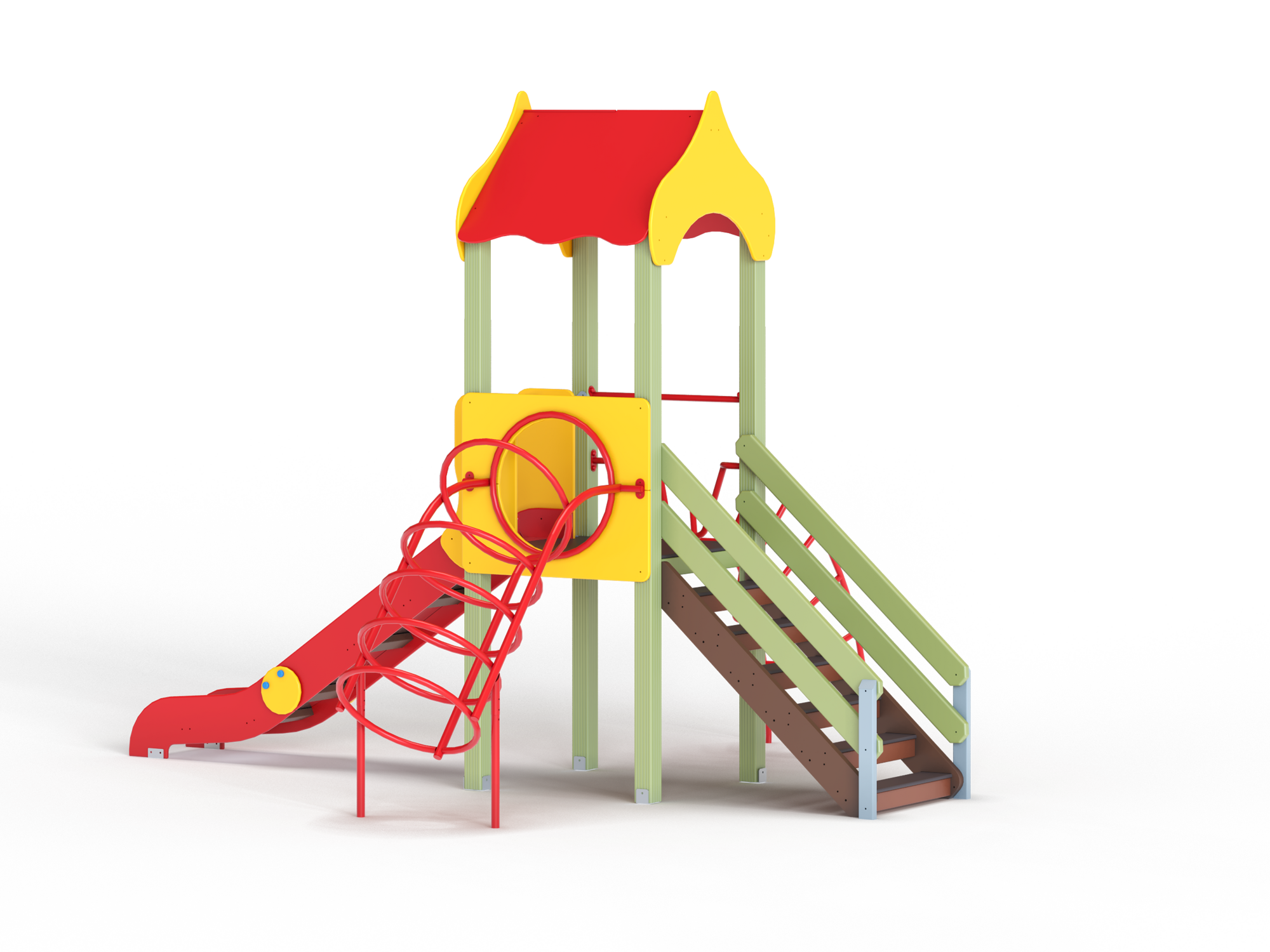 ДИК 1.017-ДЕРЕВО Детский игровой комплекс Н=1200