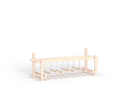 ДП 3.10 Подвесной мостик на бревнах