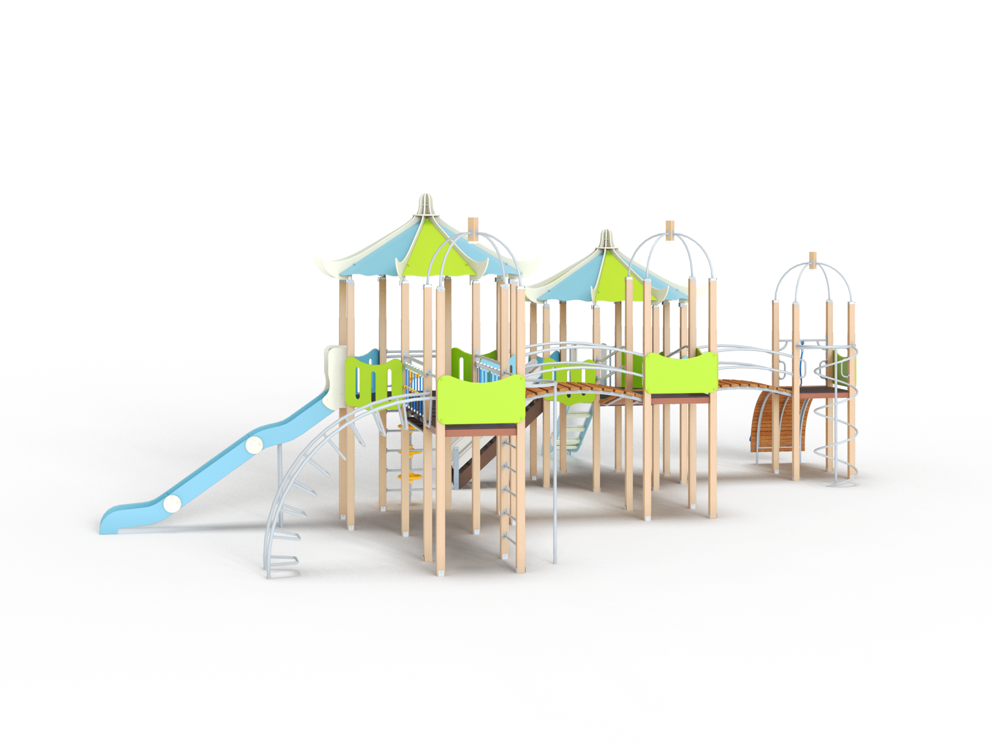 ДИК 4.183-ДПК Детский игровой комплекс Н=1500 мм,1800 мм