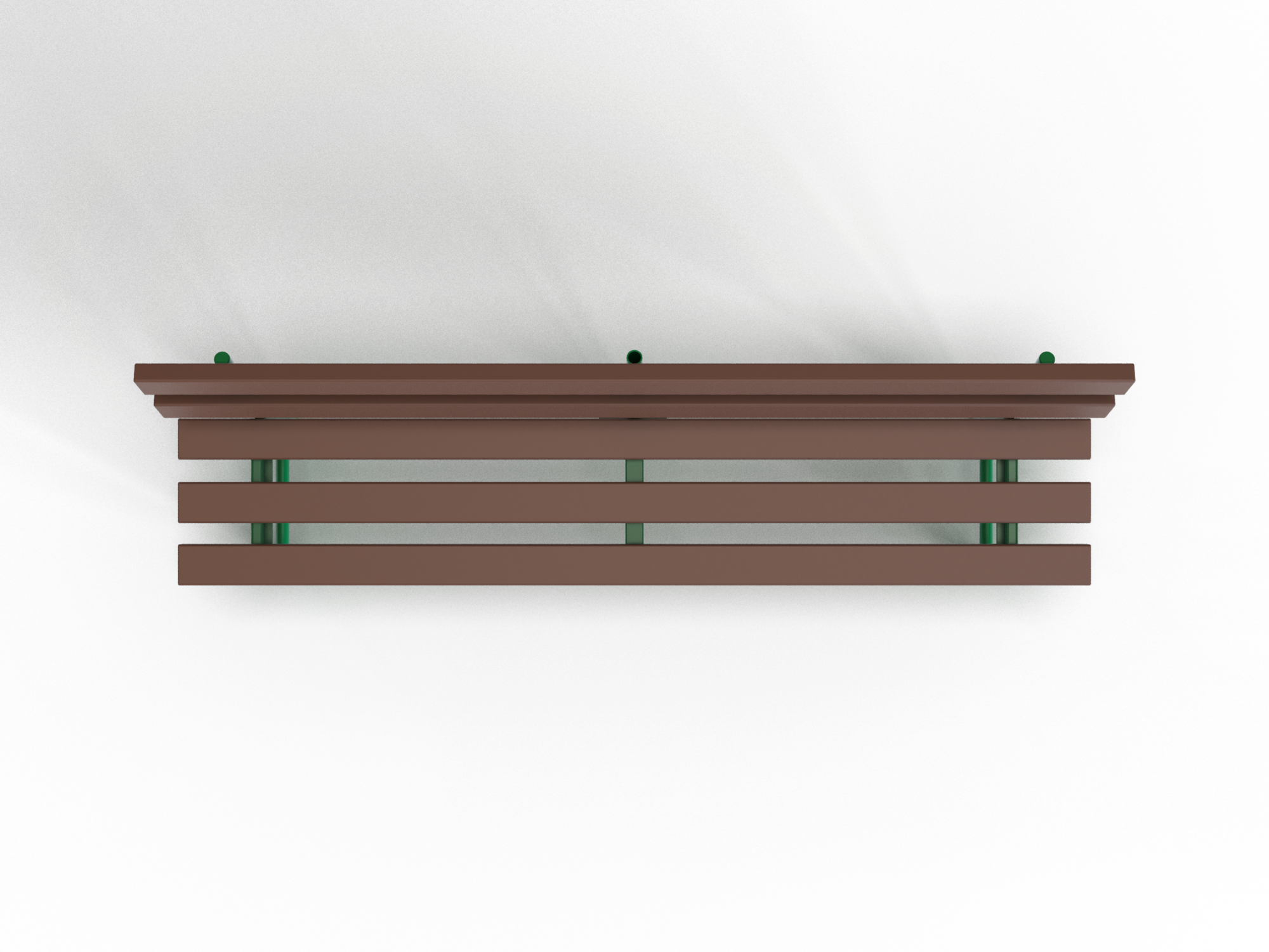 МФ 1.07 Лавочка со спинкой разборная 2 метра