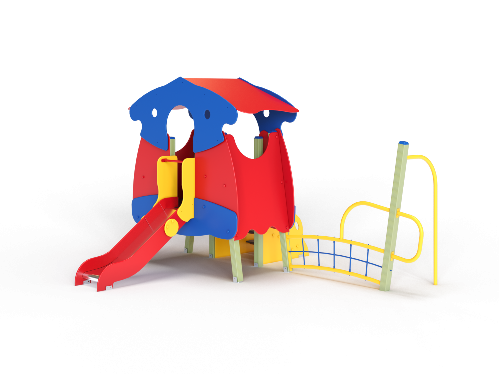 ДИК 1.37-ДЕРЕВО Детский игровой комплекс горка Н=900