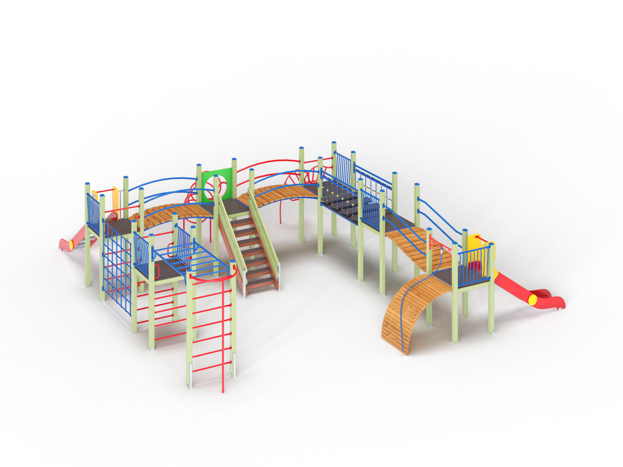 ДИК 5.01-ДЕРЕВО Детский игровой комплекс Н=1200, 1500