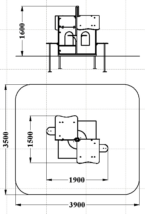 МФ 5.094-ДЕРЕВО Домик-беседка