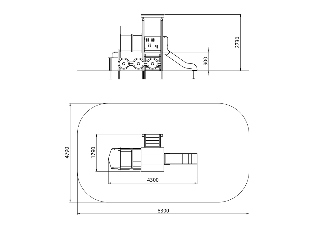 МФ 4.065 Паровозик с котлом