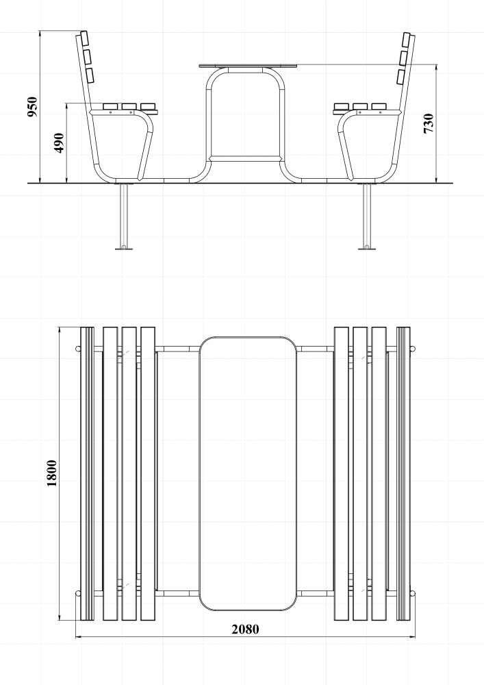 МФ 2.07 Столик с шахматами