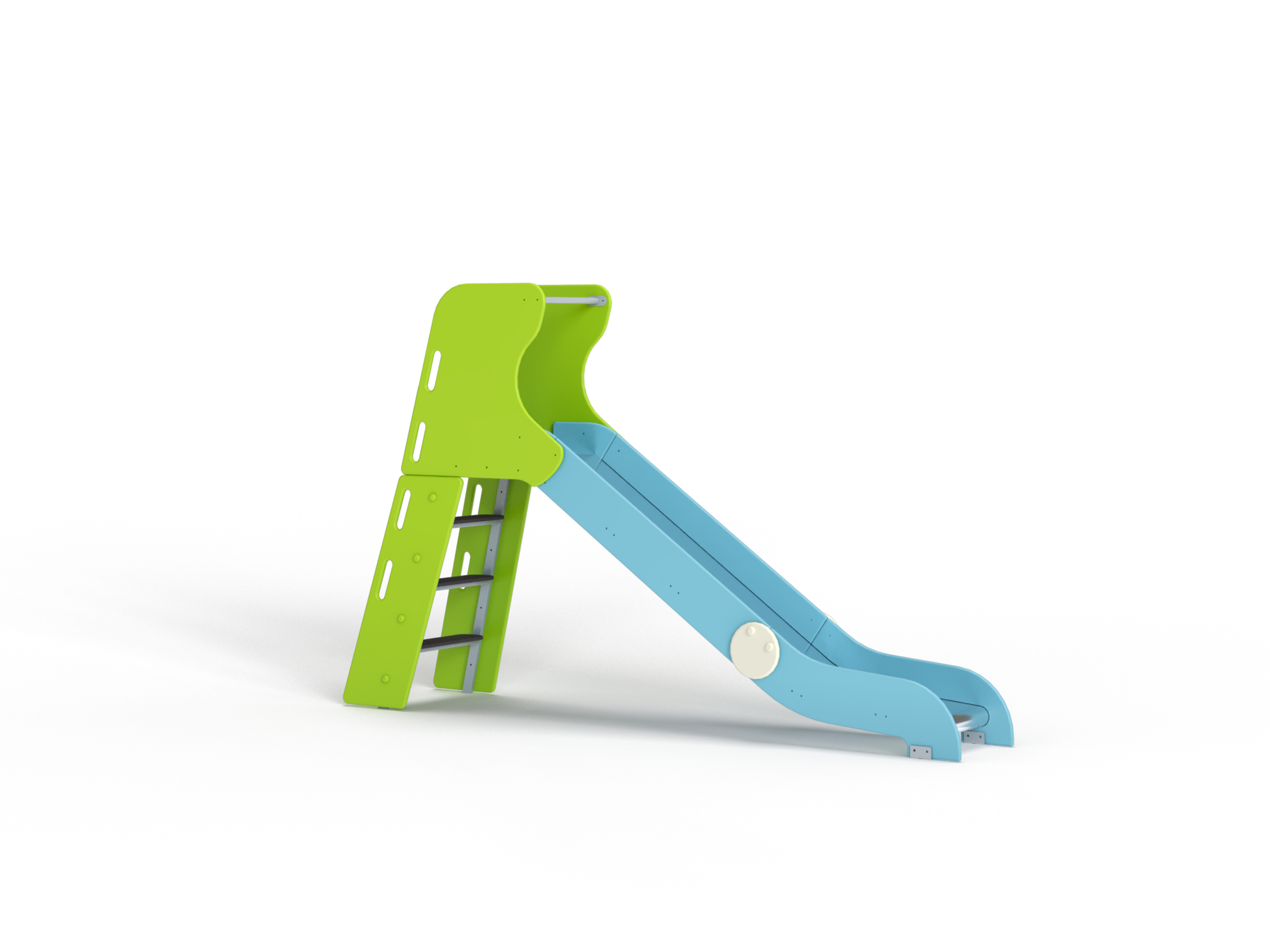 ДИО 5.042 Горка с деревянными перилами H=1200 