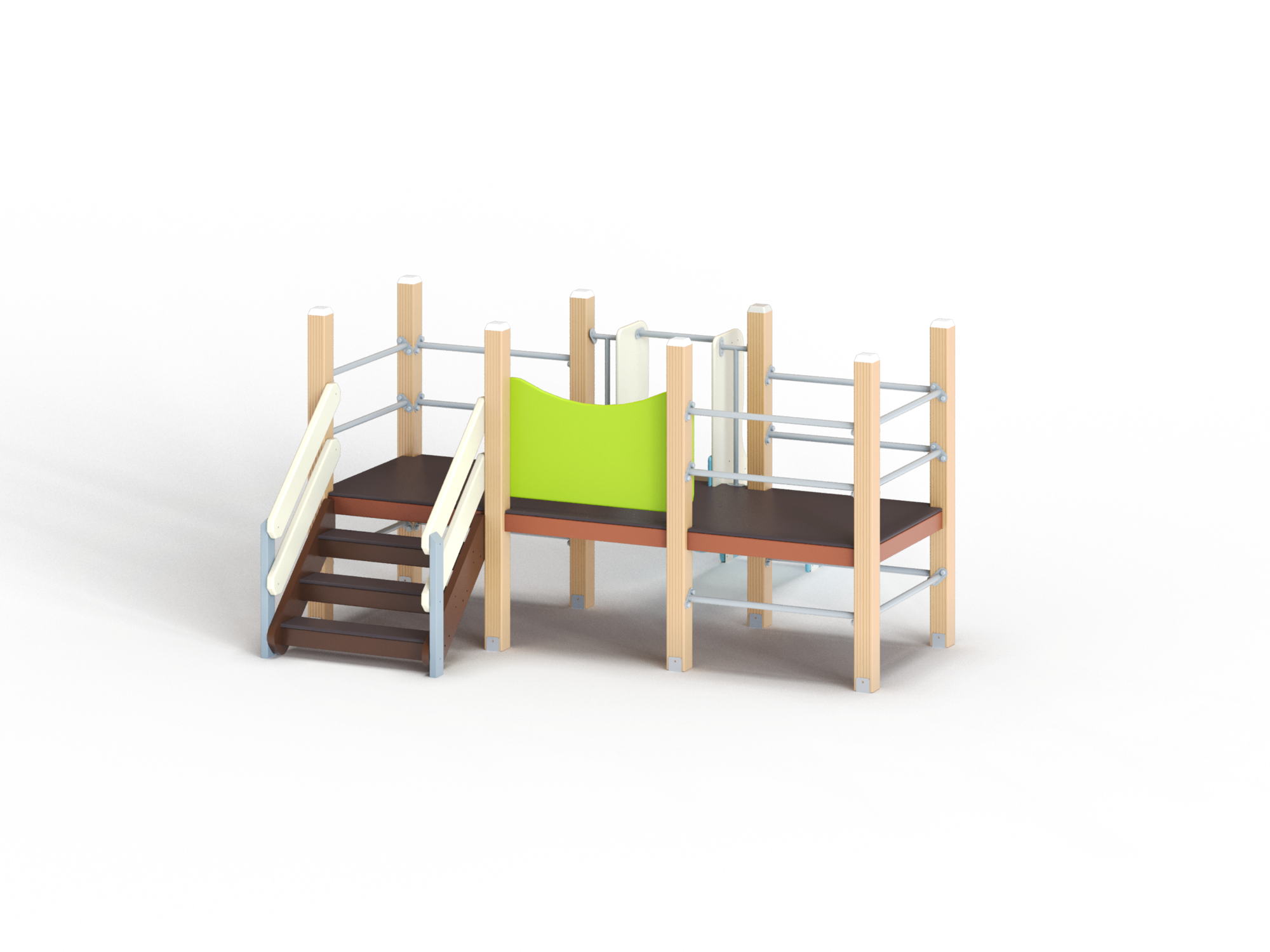 ДИО 5.022-ДПК Манеж с горкой Н=700мм