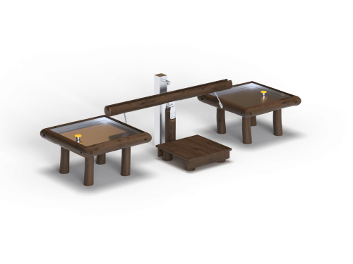 МФ 3.616 Песочные столики с лотком