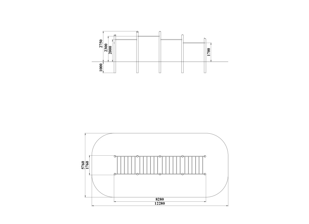ДП 7.395-К Комплекс универсальный на бревнах