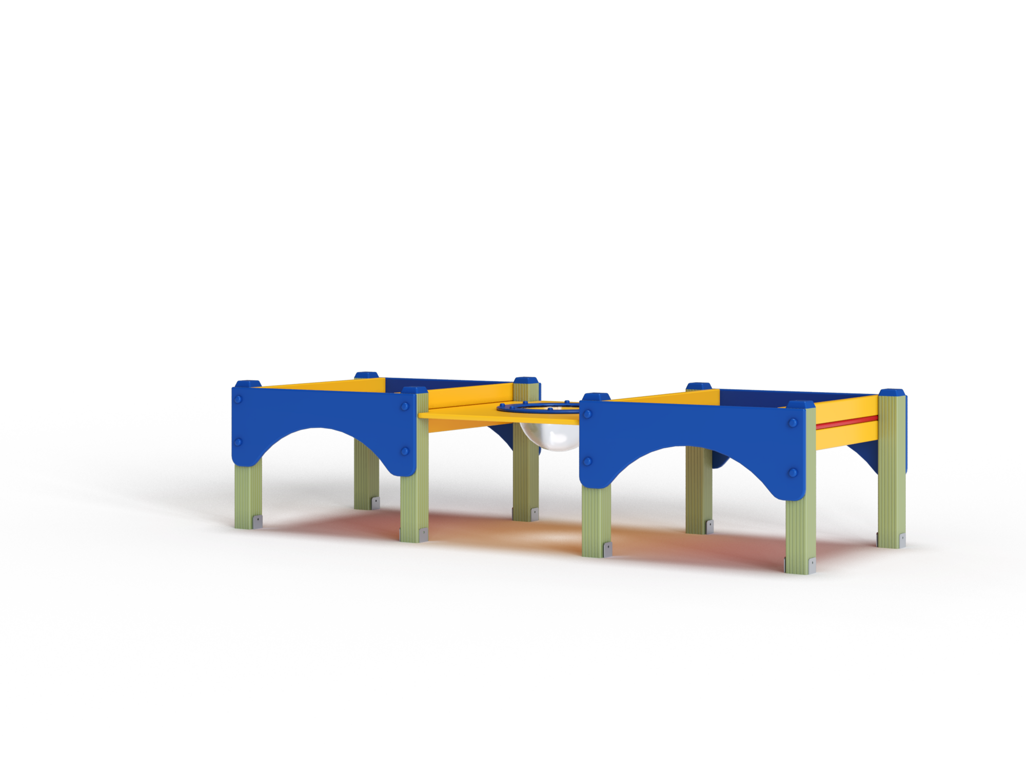 МФ 3.501-ДЕРЕВО Стол песочница двойная низкая