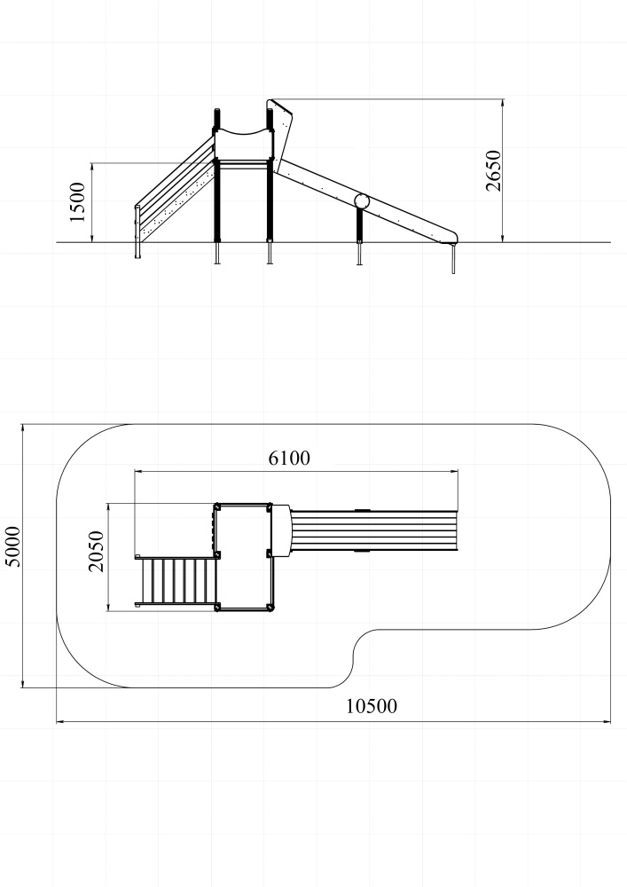 ДИО 5.15-ДПК Зимняя горка Н=1500 