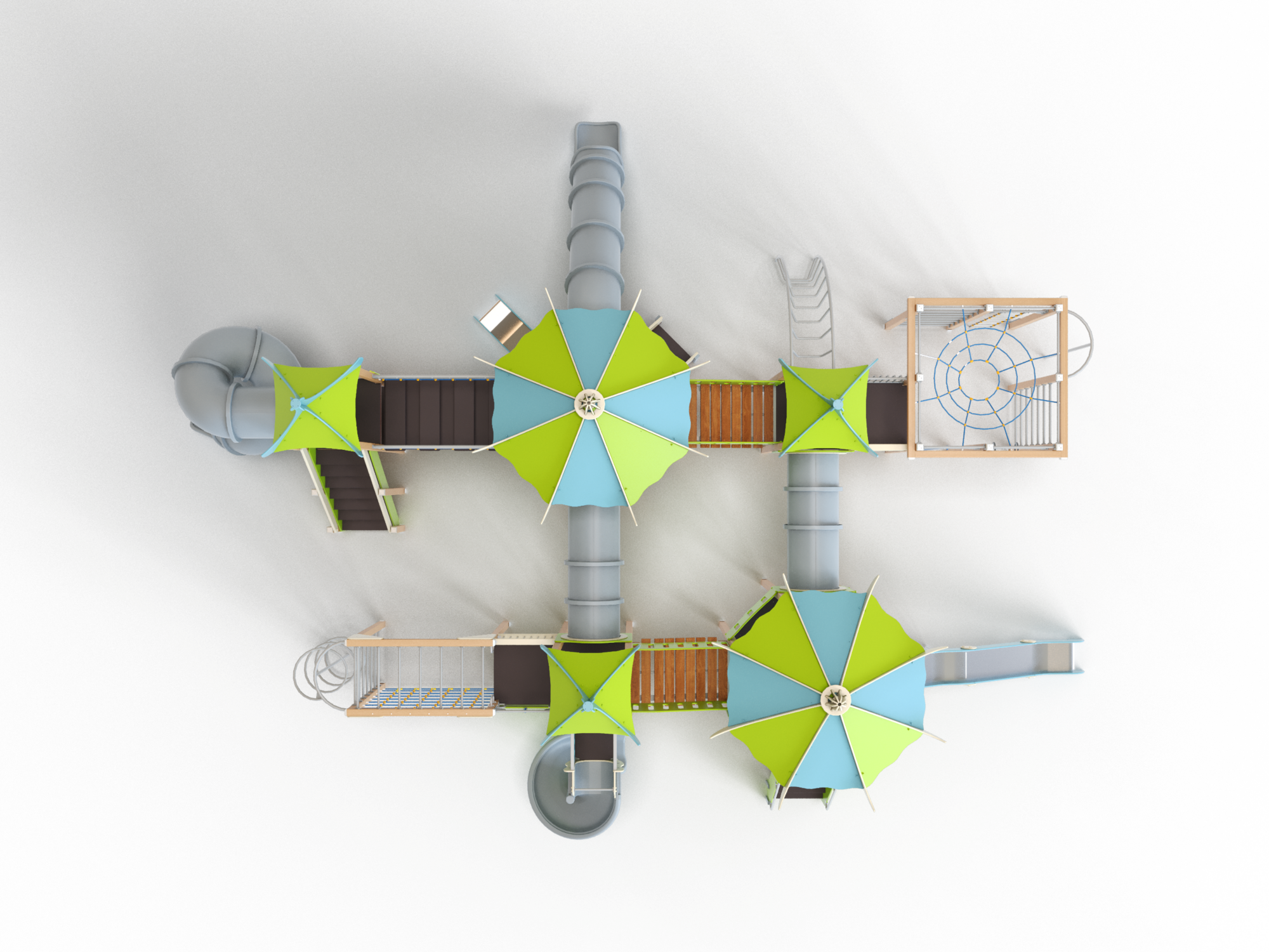 ДИК 5.06-ДПК Детский игровой комплекс Н=700 мм, 1500 мм, 2000 мм