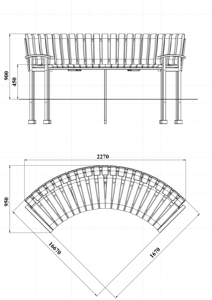 МФ 1.169 Лавочка Парк 5