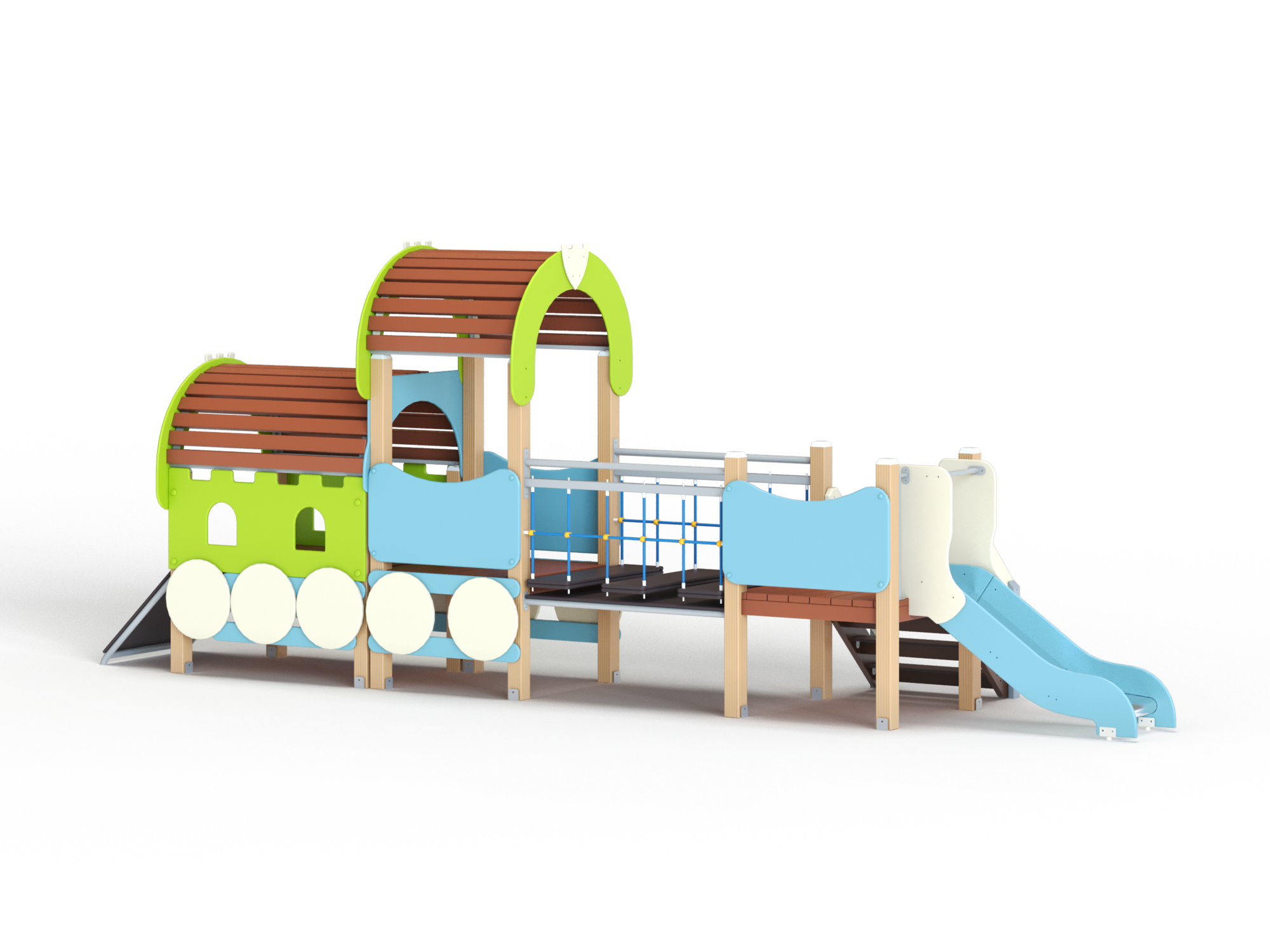 МФ 4.061-ДПК Локомотив с 1 вагоном и горкой Н=700 мм