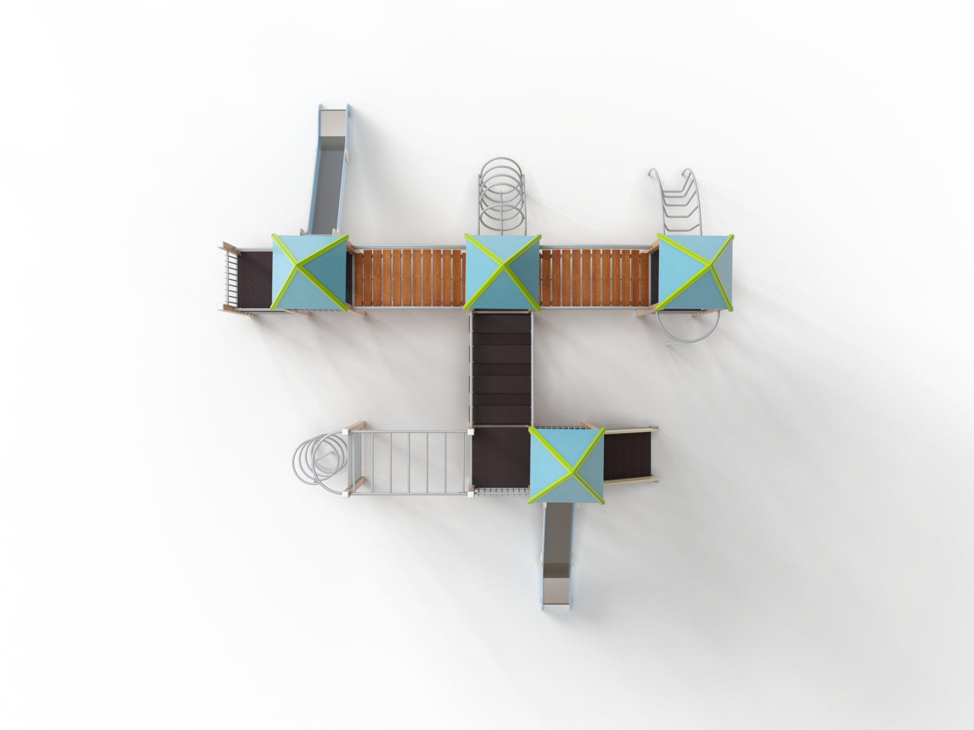 ДИК 4.171-ДПК Детский игровой комплекс Н=1200 мм, 1500 мм