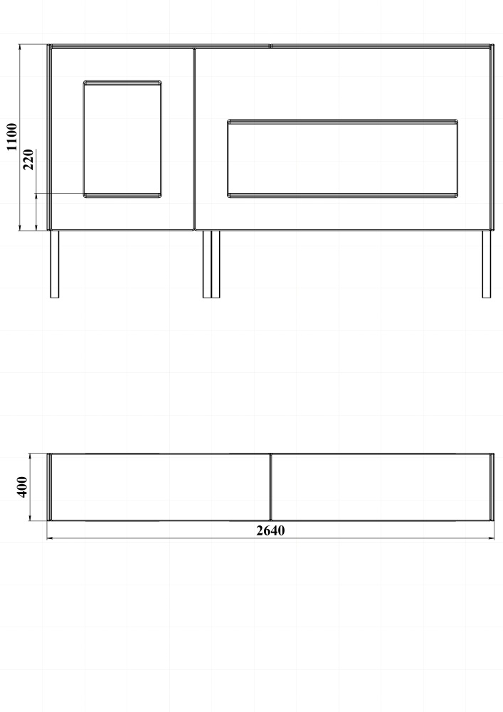СО 4.26 Барьер стена с проходами