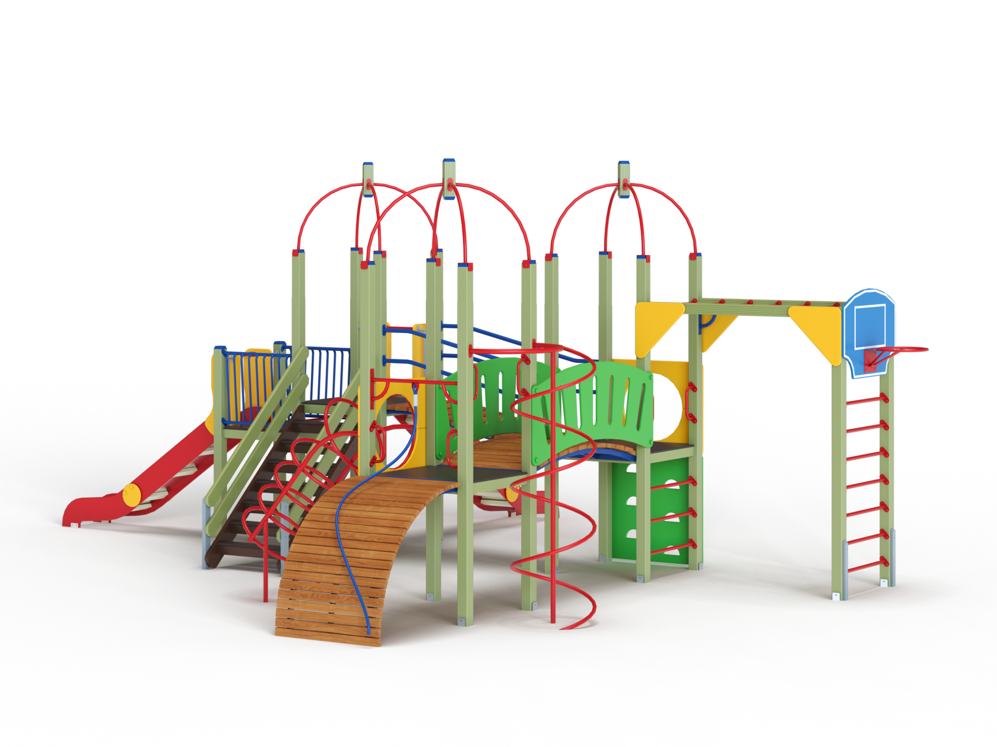 ДИК 3.167-ДЕРЕВО Детский игровой комплекс Н=1200,1500 мм