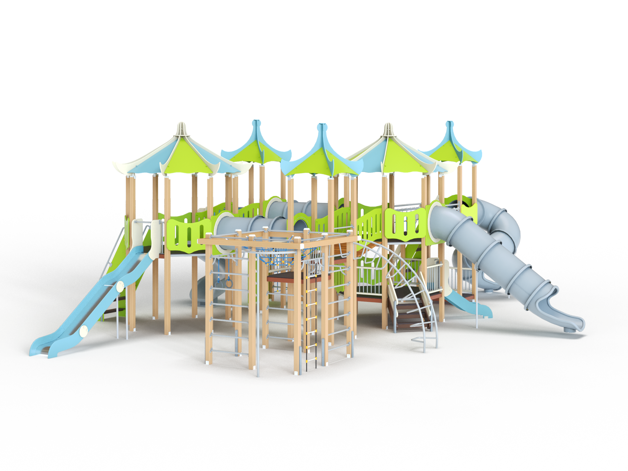 ДИК 5.06-ДПК Детский игровой комплекс Н=700 мм, 1500 мм, 2000 мм