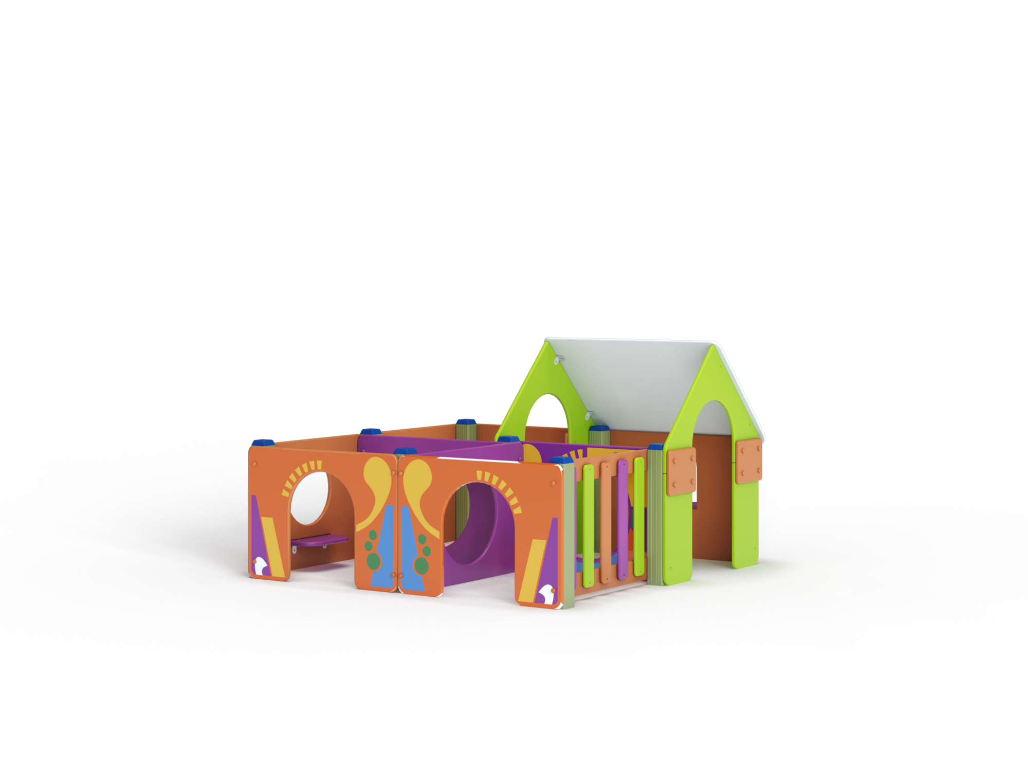 МФ 5.163 Лабиринт 4 секции Граффити