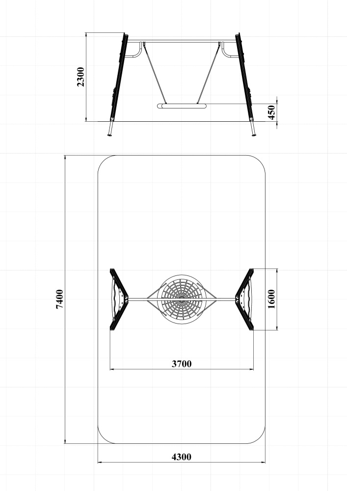 ДИО 1.153 Качели Гнездо