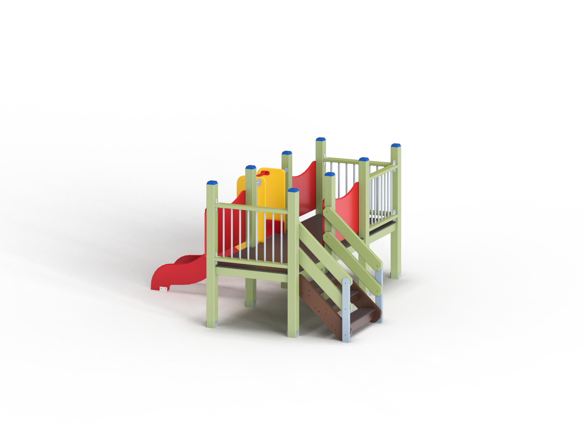 ДИО 5.023-ДЕРЕВО Закрытый манеж с горкой Н=700