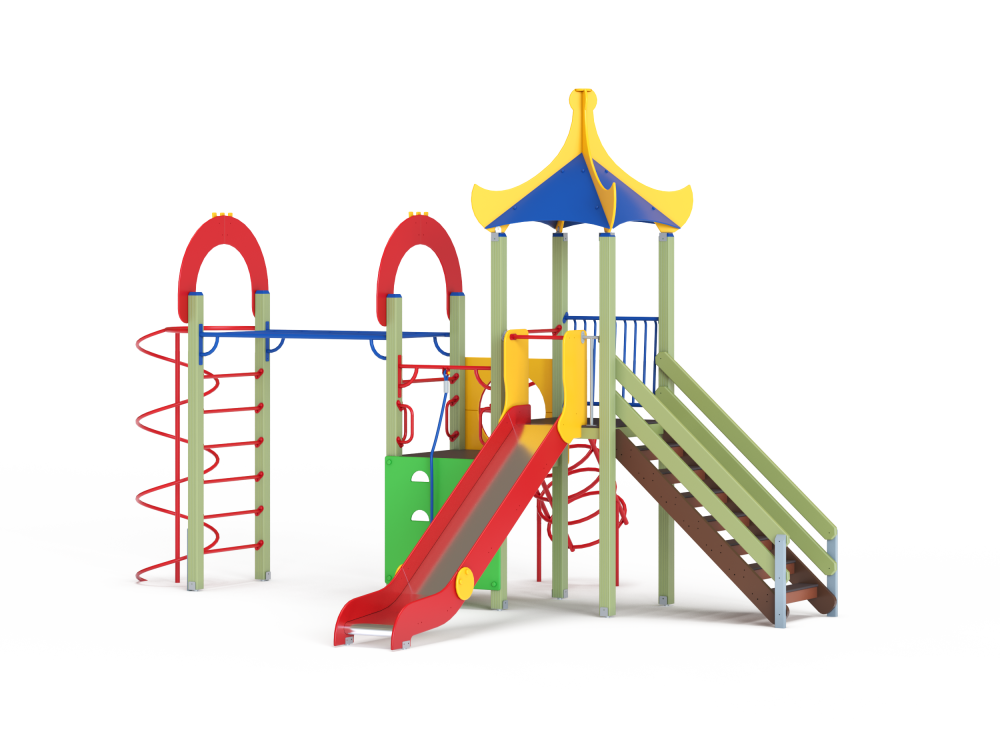 ДИК 1.251-ДЕРЕВО Детский игровой комплекс Н=1500