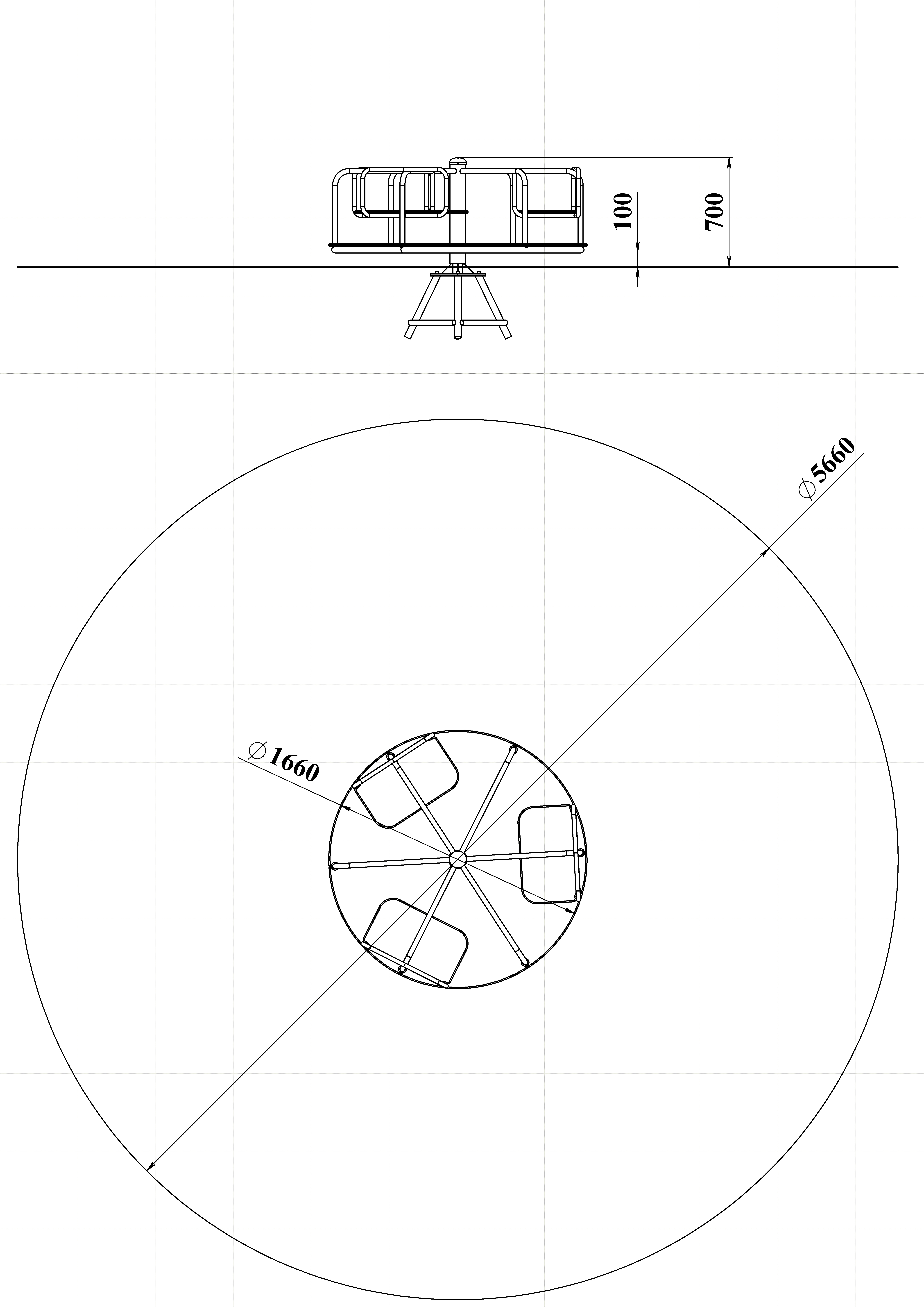 ДИО 2.01-ДН Карусель с 6-ю сидениями