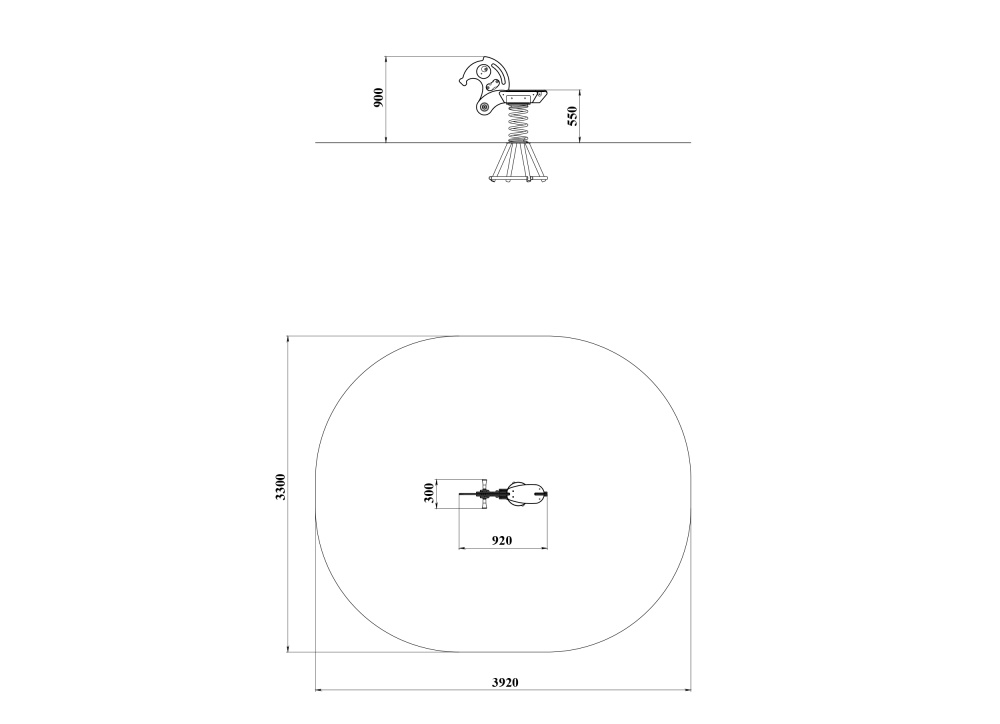 ДИО 4.820.11 Монстр на пружине цинк