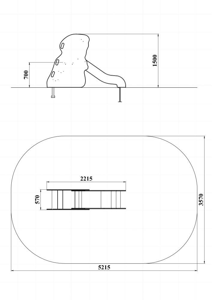 ДИО 5.22 Горка Н=700 мм