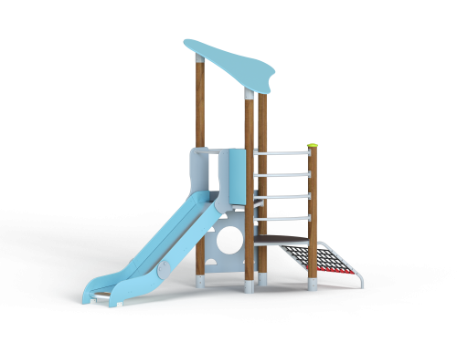 ДИК 1.018-К Детский игровой комплекс на круглых столбах Н=1200