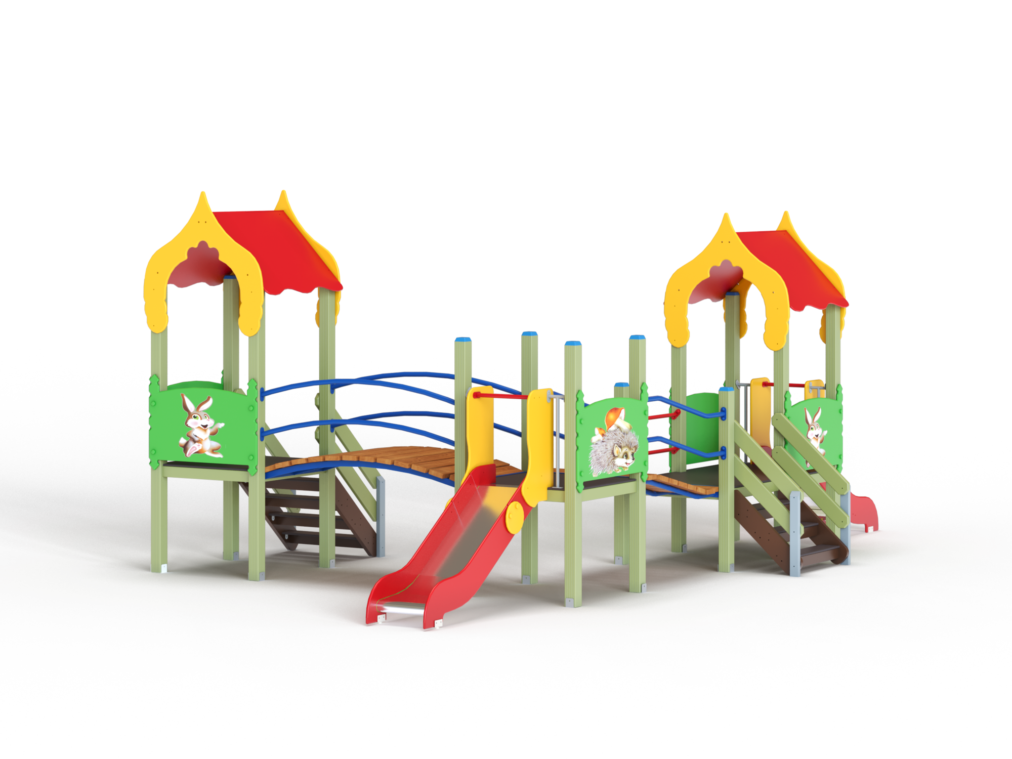 ДИК 3.174-ДЕРЕВО Детский игровой комплекс Н=900 мм, Н=700 мм