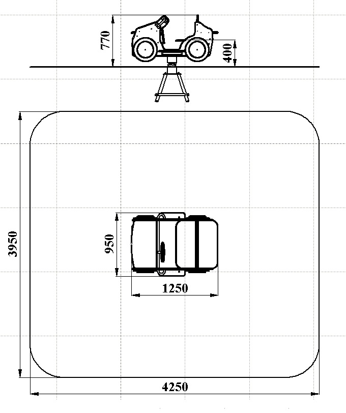 ДИО 4.171 Качалка на пружине граффити 