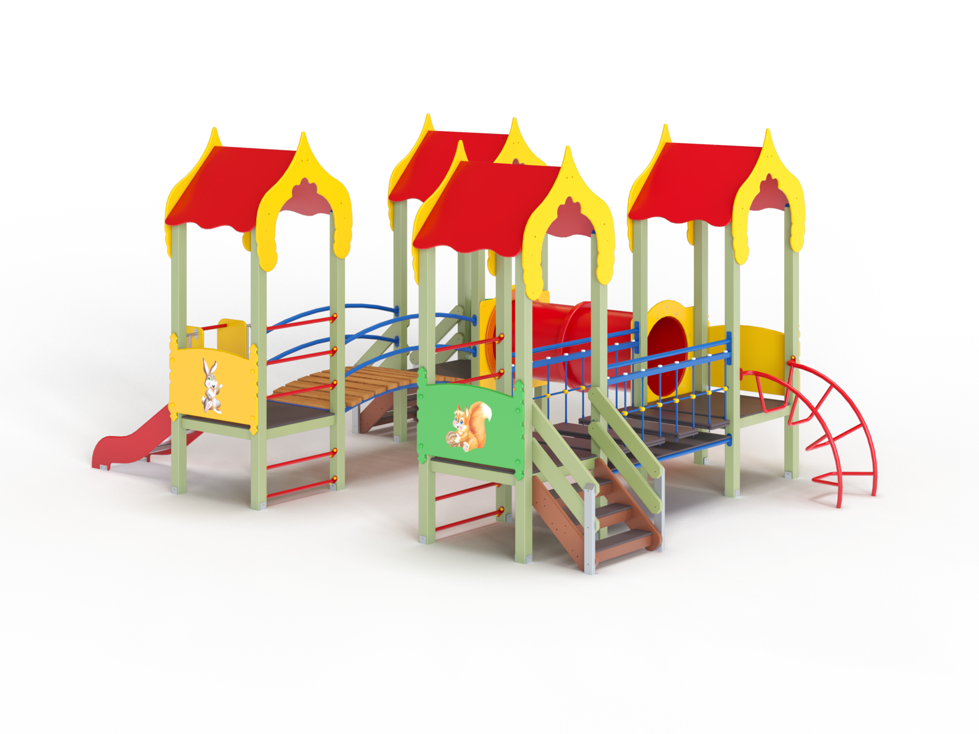 ДИК 4.09-ДЕРЕВО Детский игровой комплекс Н=700 мм