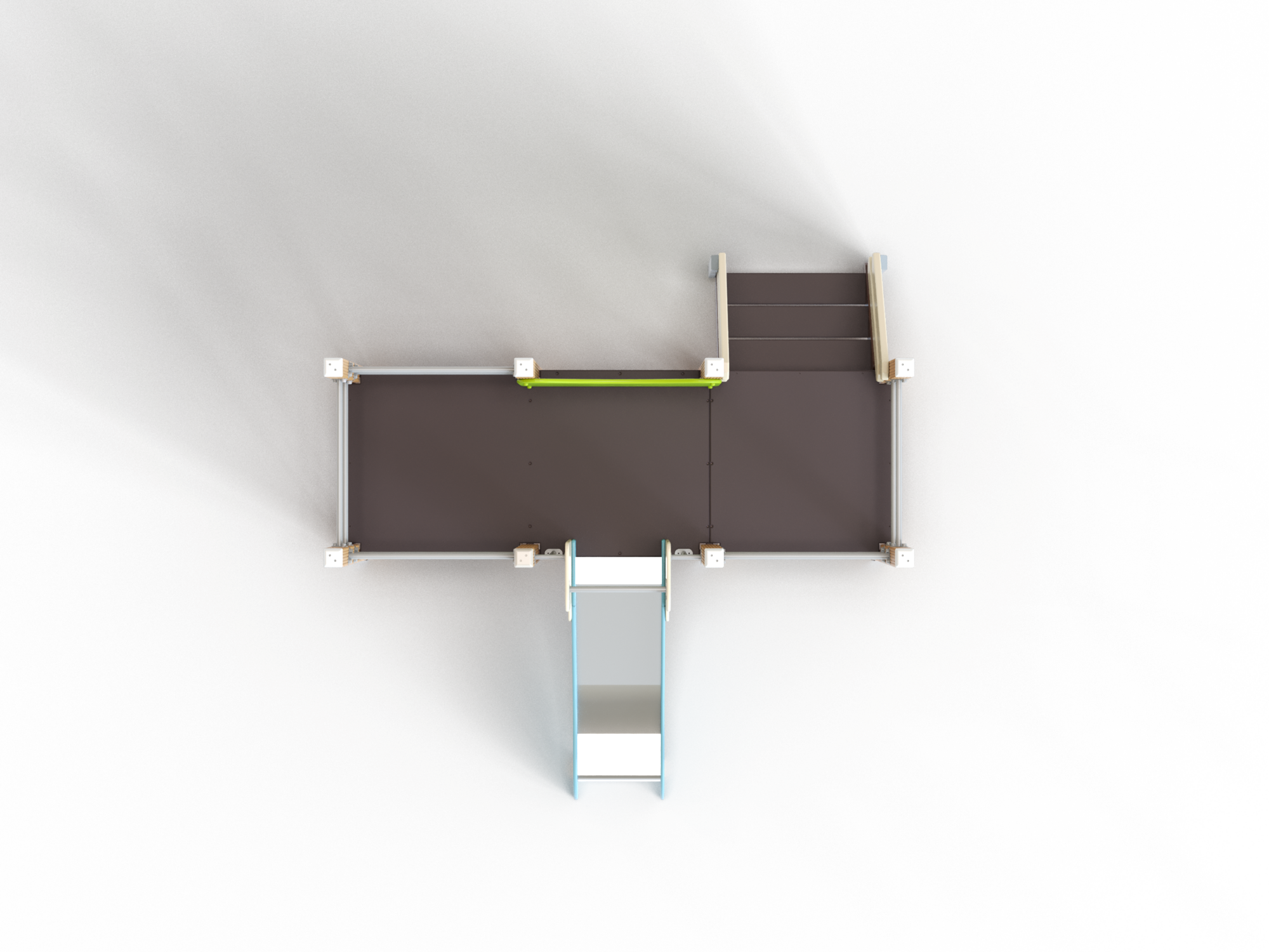 ДИО 5.022-ДПК Манеж с горкой Н=700мм