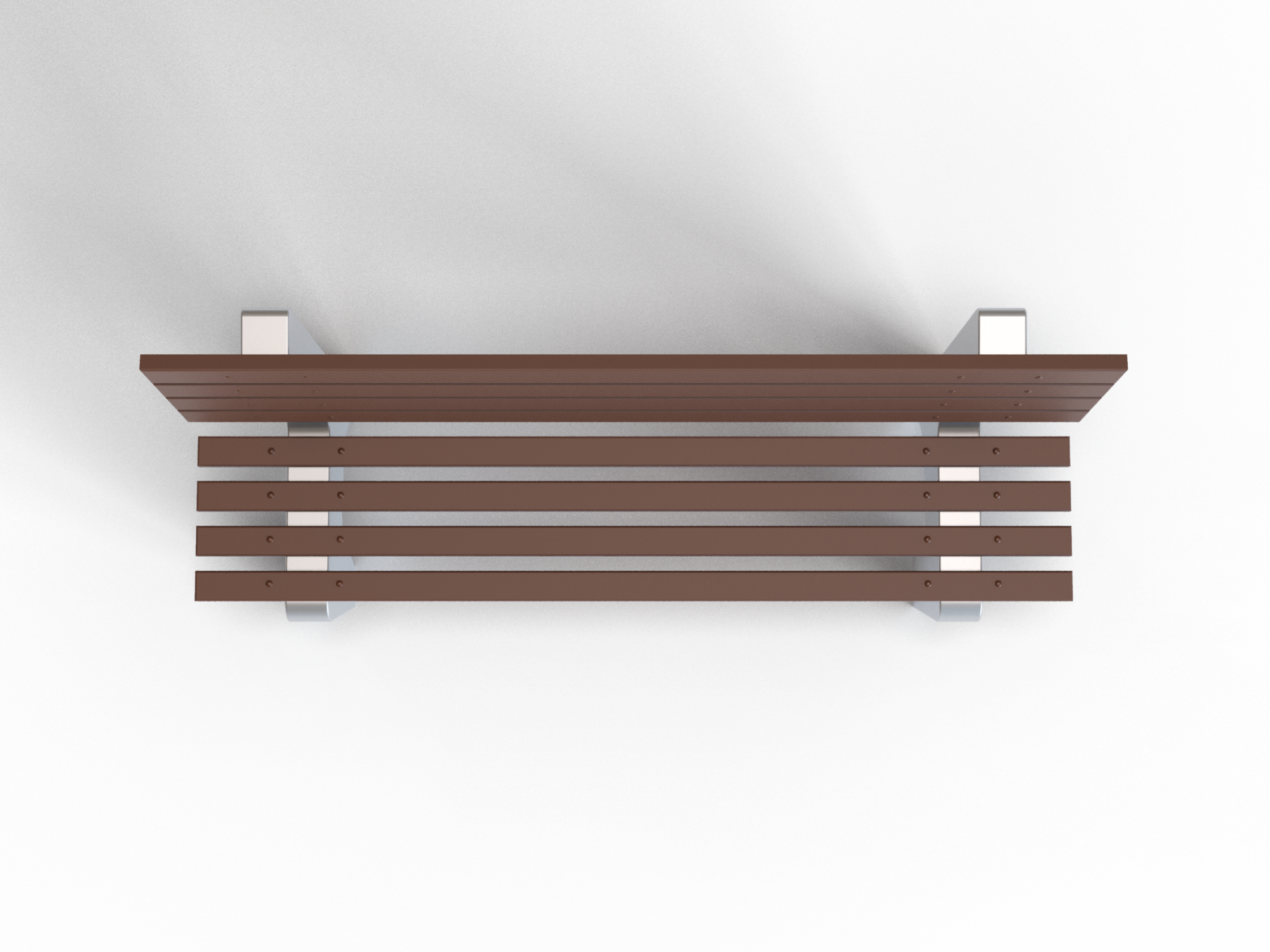МФ 1.14 Лавочка бетонная со спинкой