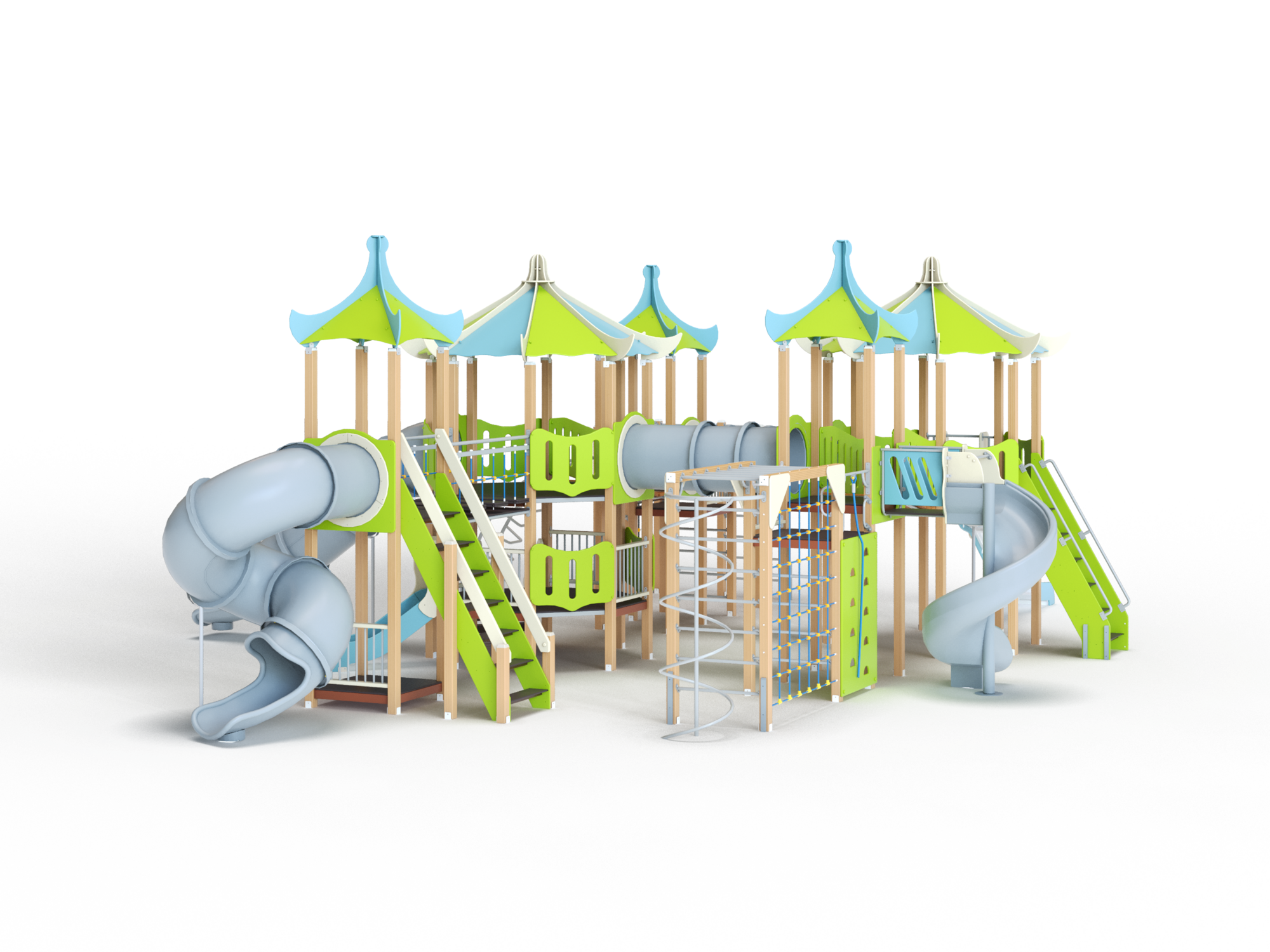 ДИК 5.06-ДПК Детский игровой комплекс Н=700 мм, 1500 мм, 2000 мм