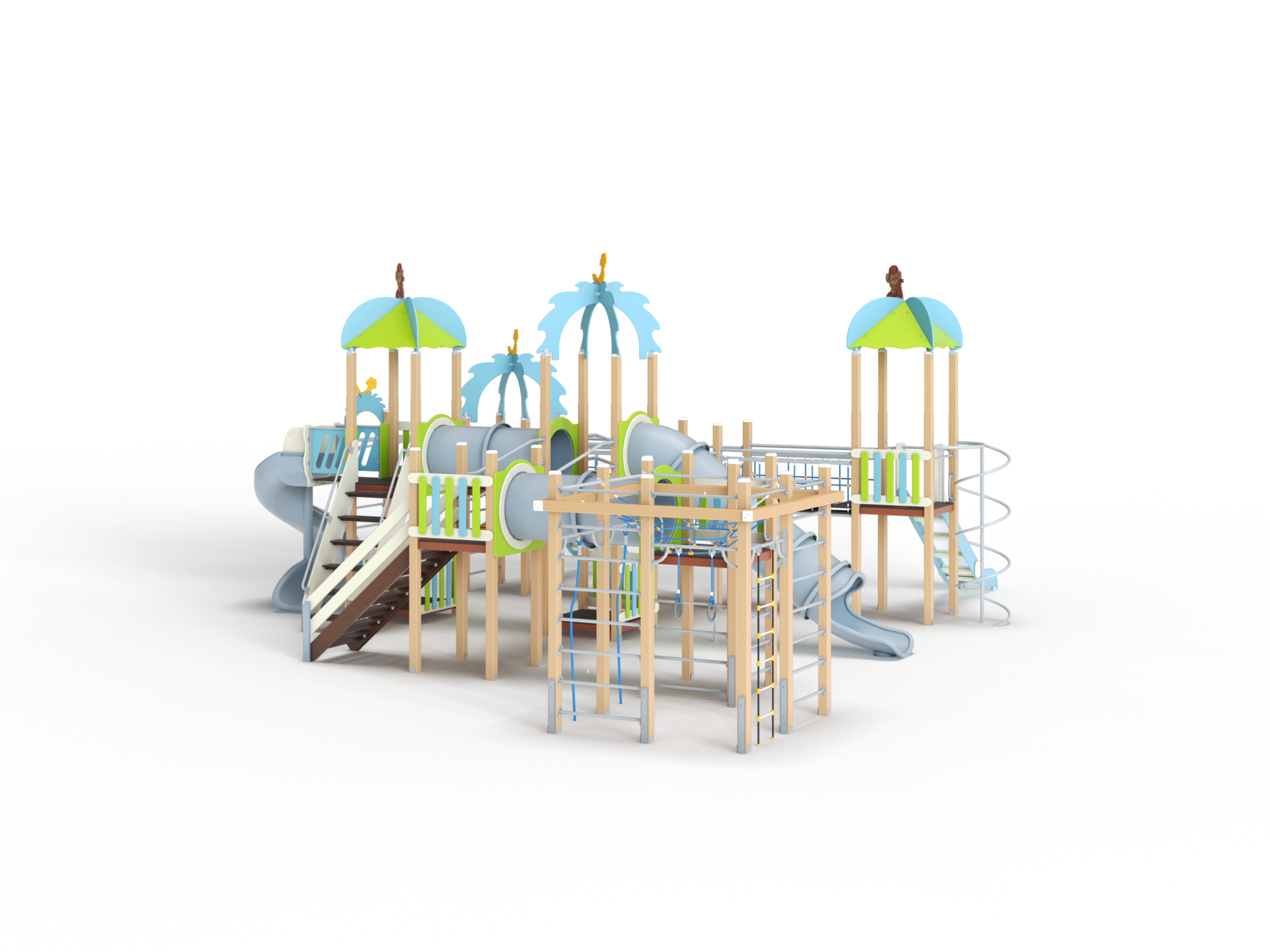 ДИК 9.202-ДПК Детский игровой комплекс Н=1500 мм, 1800 мм