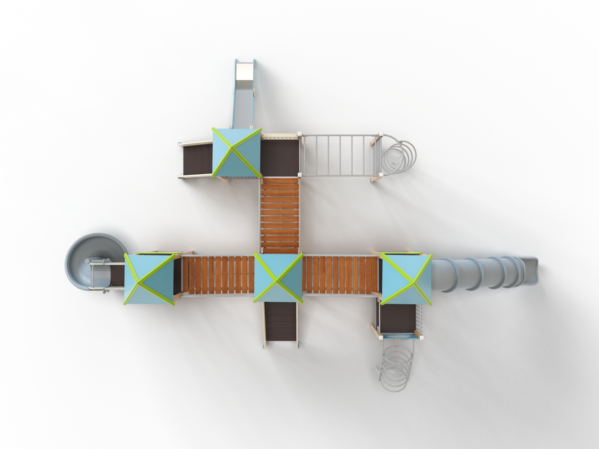 ДИК 4.173-ДПК Детский игровой комплекс Н=1200 мм, 1500 мм, 1800 мм