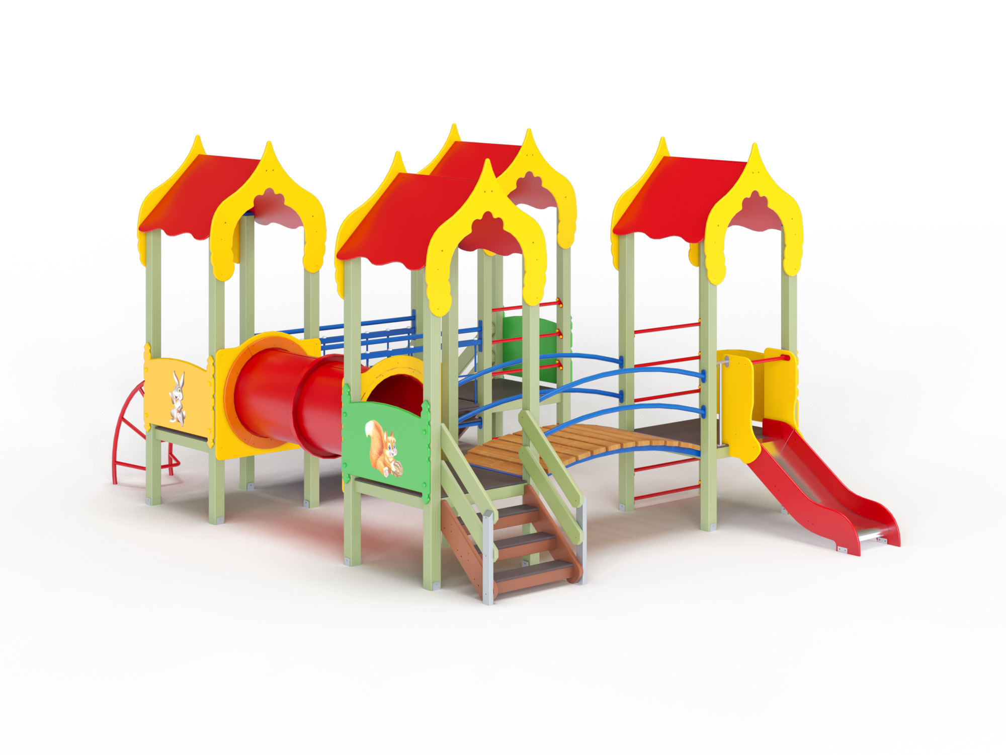 ДИК 4.09-ДЕРЕВО Детский игровой комплекс Н=700 мм