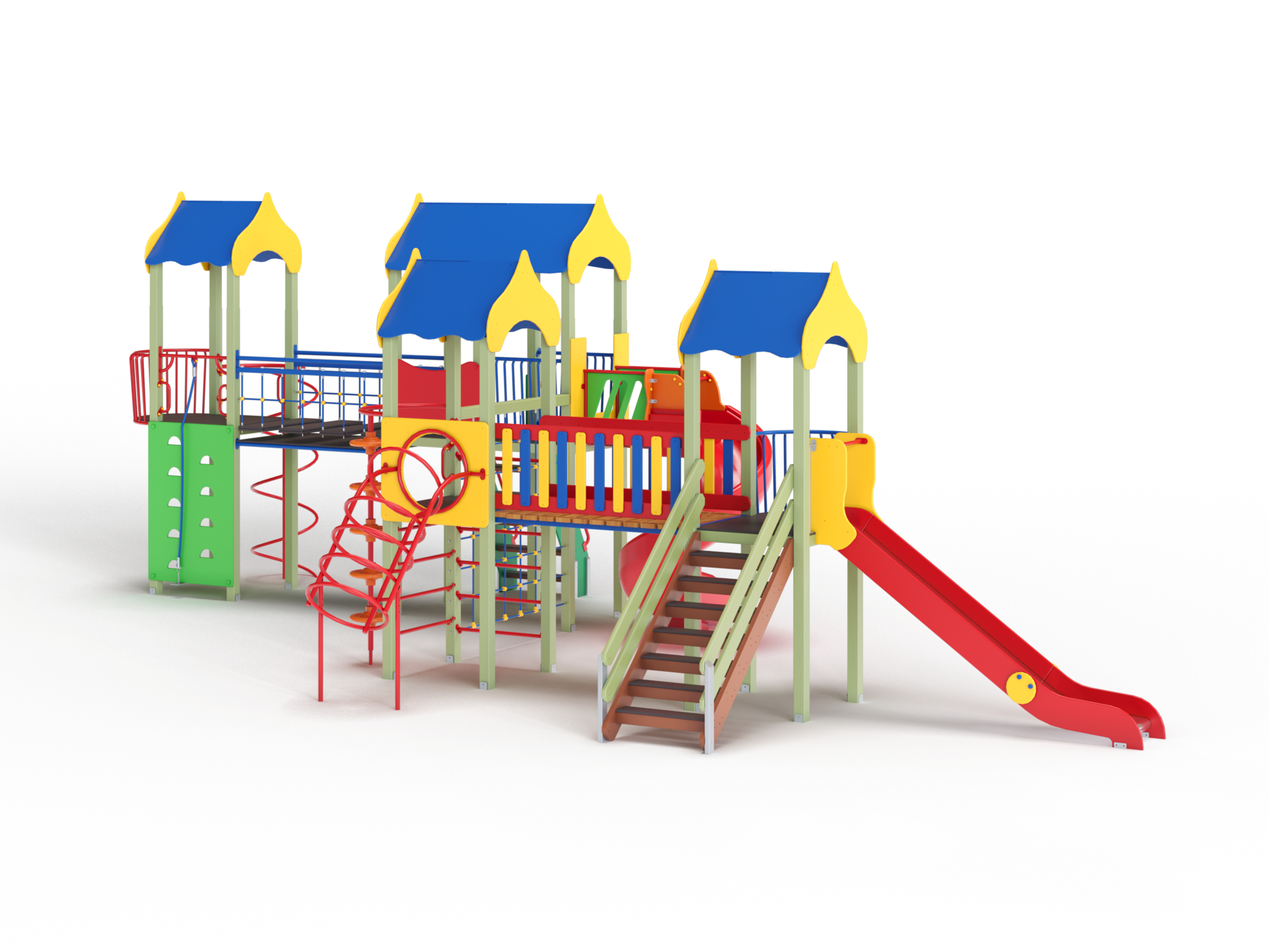 ДИК 4.125-ДЕРЕВО Детский игровой комплекс Н=1500 мм,1800 мм