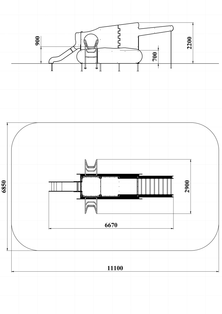 ДИО 5.21 Горка Н=900 мм