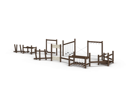 ДП 3.19 Комплекс испытание на ловкость на бревнах