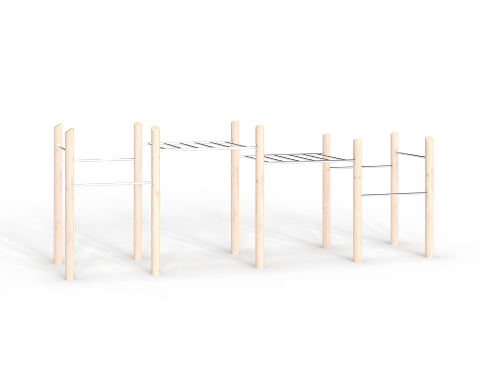 ДП 7.394-К Комплекс универсальный на бревнах