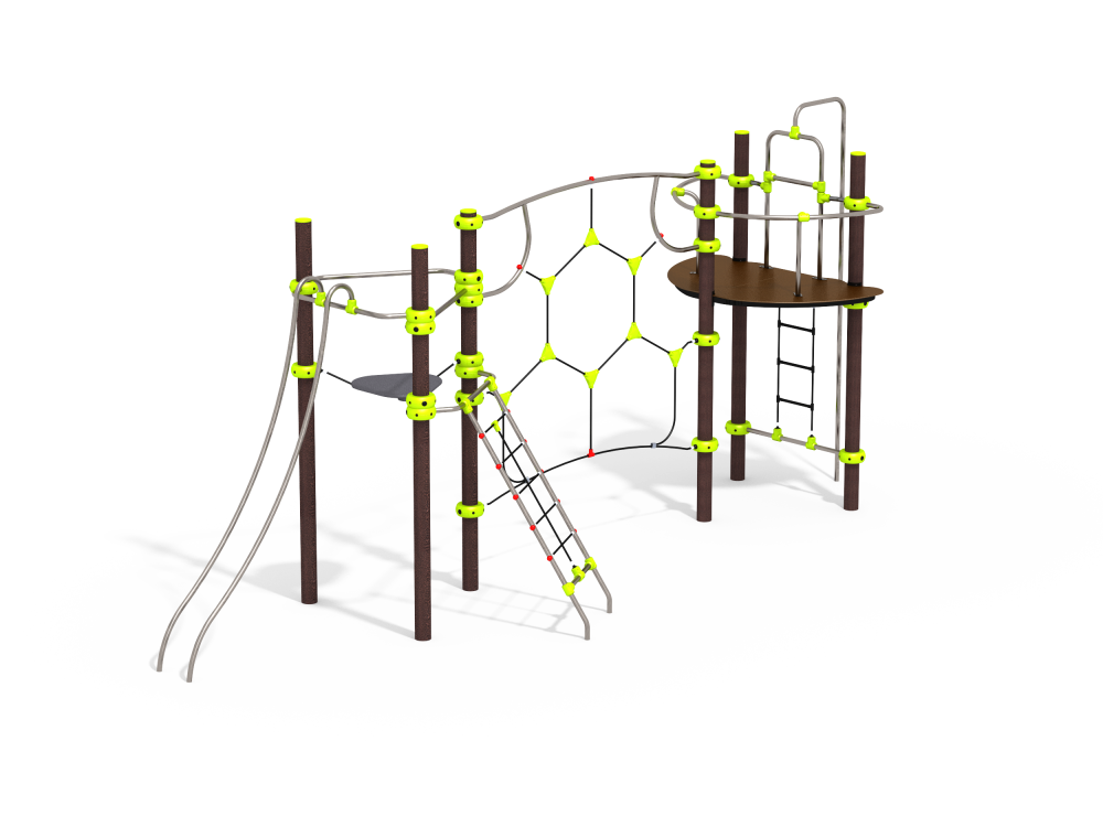 УК 7.201.01 Две башни с сеткой нерж