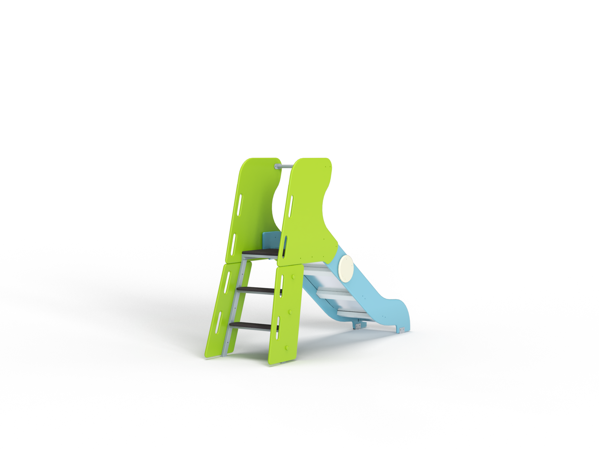 ДИО 5.041 Горка с деревянными перилами H=900