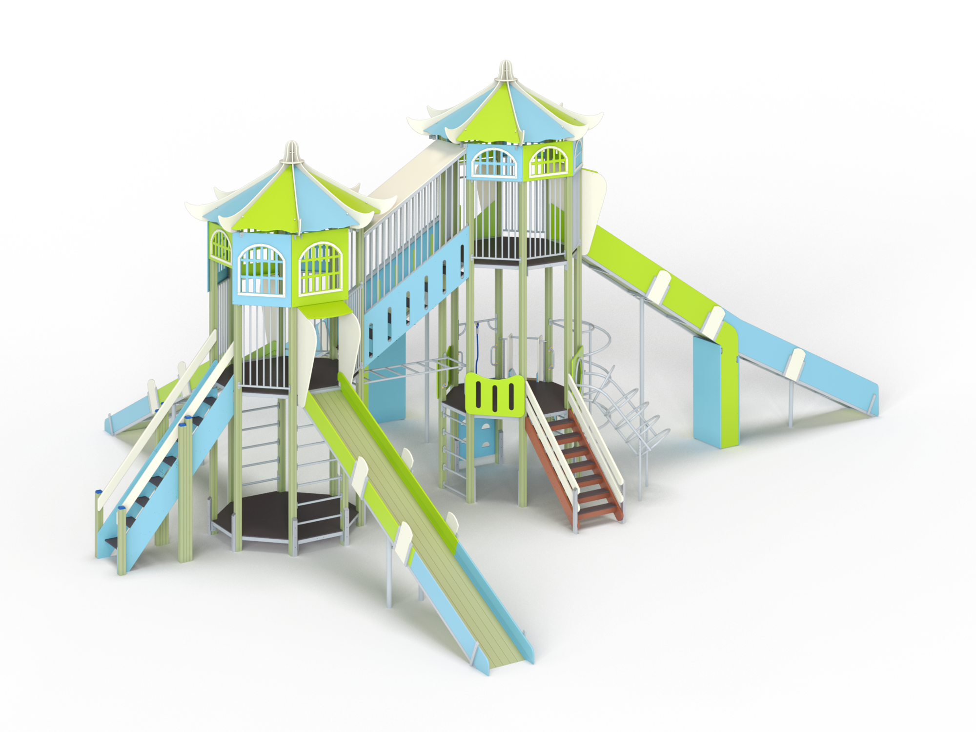 ДИК 7.031-ДЕРЕВО Детский игровой комплекс Н=900 мм, 2500 мм, 4000 мм