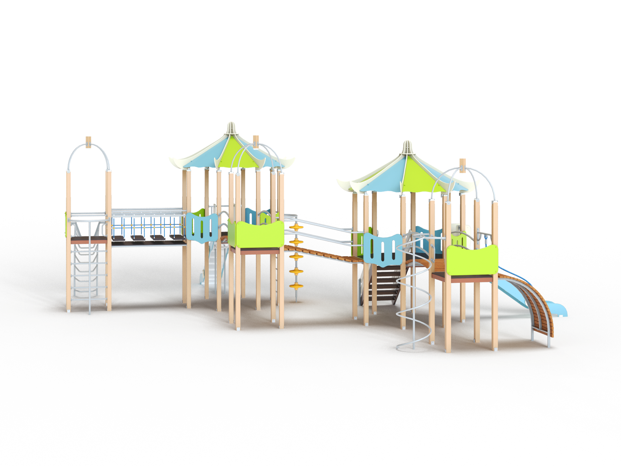 ДИК 4.183-ДПК Детский игровой комплекс Н=1500 мм,1800 мм