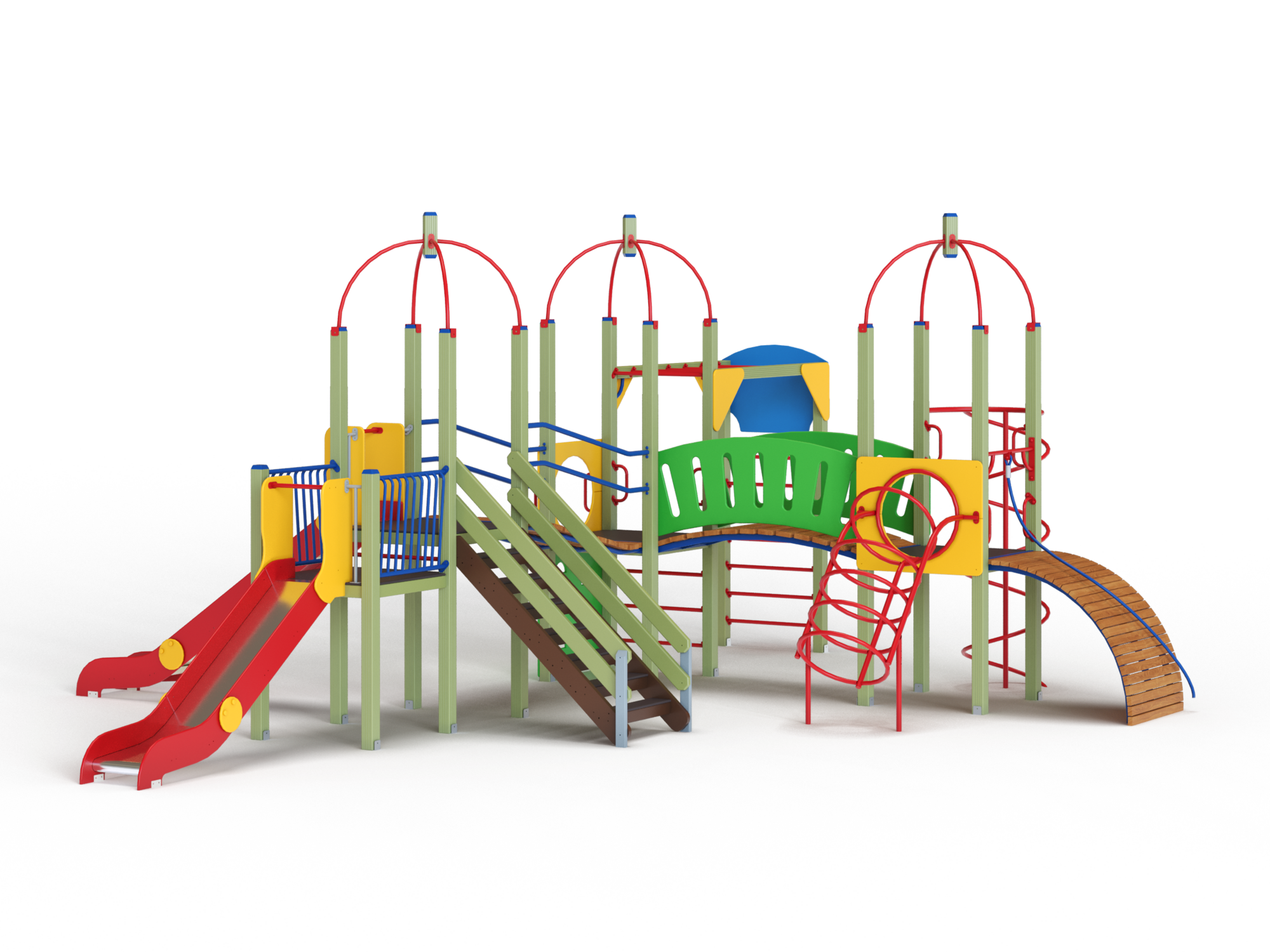 ДИК 3.167-ДЕРЕВО Детский игровой комплекс Н=1200,1500 мм