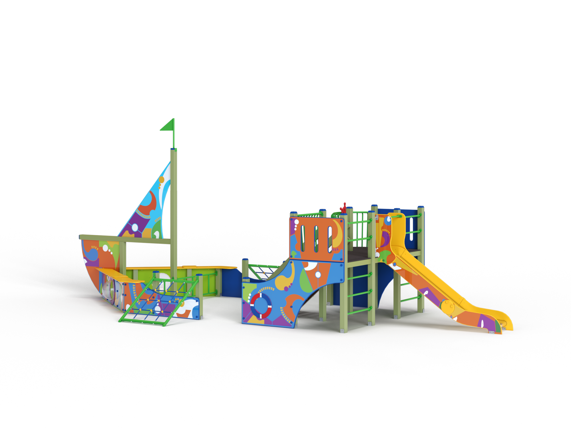 ДИК 3.091 Детский игровой комплекс граффити Н=1200 мм